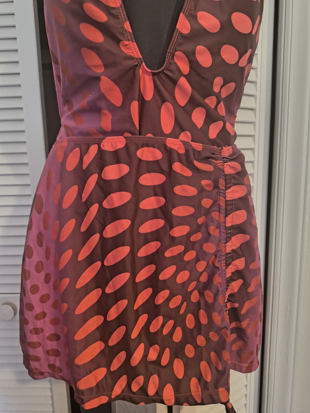 Women’s Polka-Dot One-Piece Swimdress